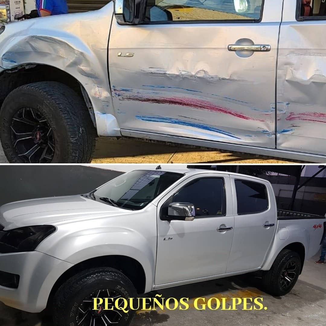 Taller de pintura automotriz para doble cabina mazda en Guayaquil